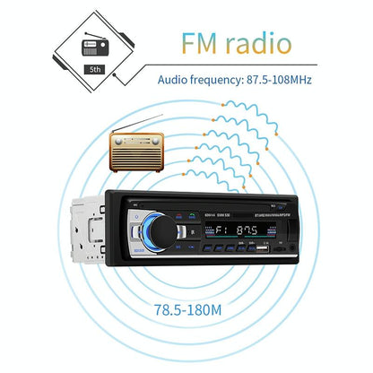 12V Car Dual Usb Charger Radio Receiver Mp3 Player Fm & Bluetooth Remote Control