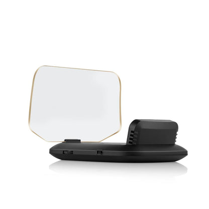 Car Hud Display Compass Speed Temp Voltage Alarm Navigation Obd2 + Gps