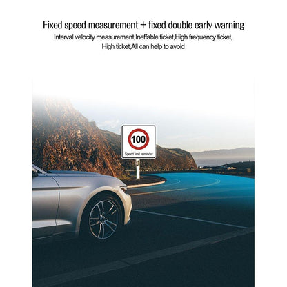 Car Hud Display Compass Speed Temp Voltage Alarm Navigation Obd2 + Gps