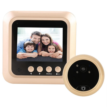 Smart Wifi Video Doorbell With Night Vision Motion Detection Video Message & Multi-Languages - 32Gb Tf Card