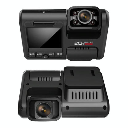 360-degree Panoramic Dual-lens Hd Driving Recorder with Wifi and Night Vision