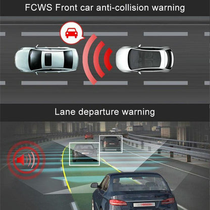 360-degree Panoramic Dual-lens Hd Driving Recorder with Wifi and Night Vision