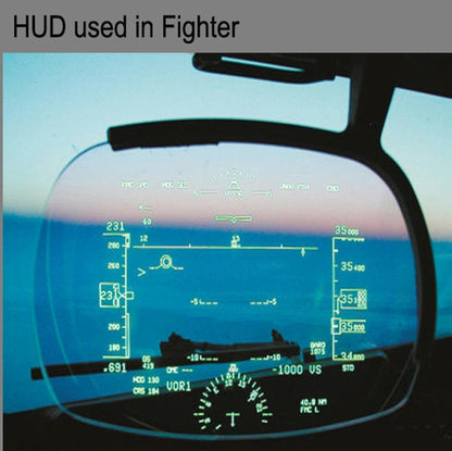 3 Inch Hud For Cars Obdii / Eobd System Light Sensors Rotation Speed Voltage Water Temp Alarm Black