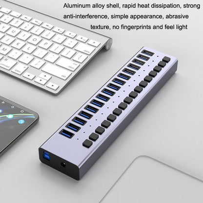 10-Port Usb3.0 Docking Hub For Computers