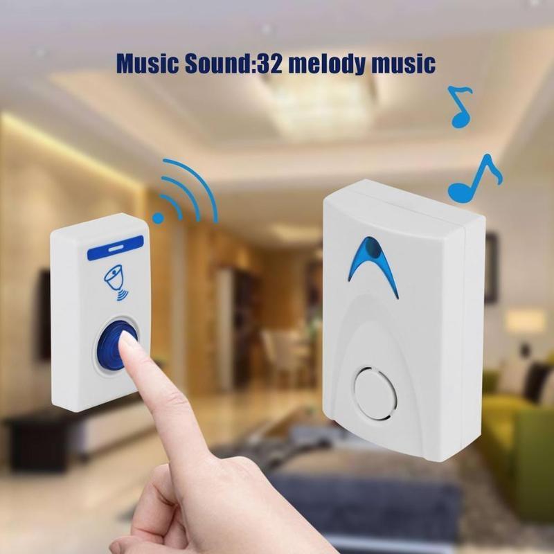 Long-Distance Wireless Doorbell With Remote Control