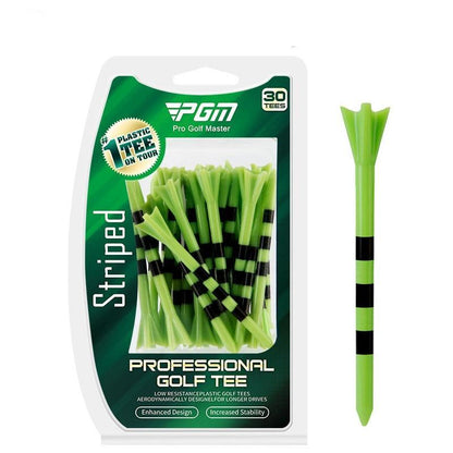 30-pack Golf Ball Tees with Limit Scale Line - Green 83mm - Qt028-Blue