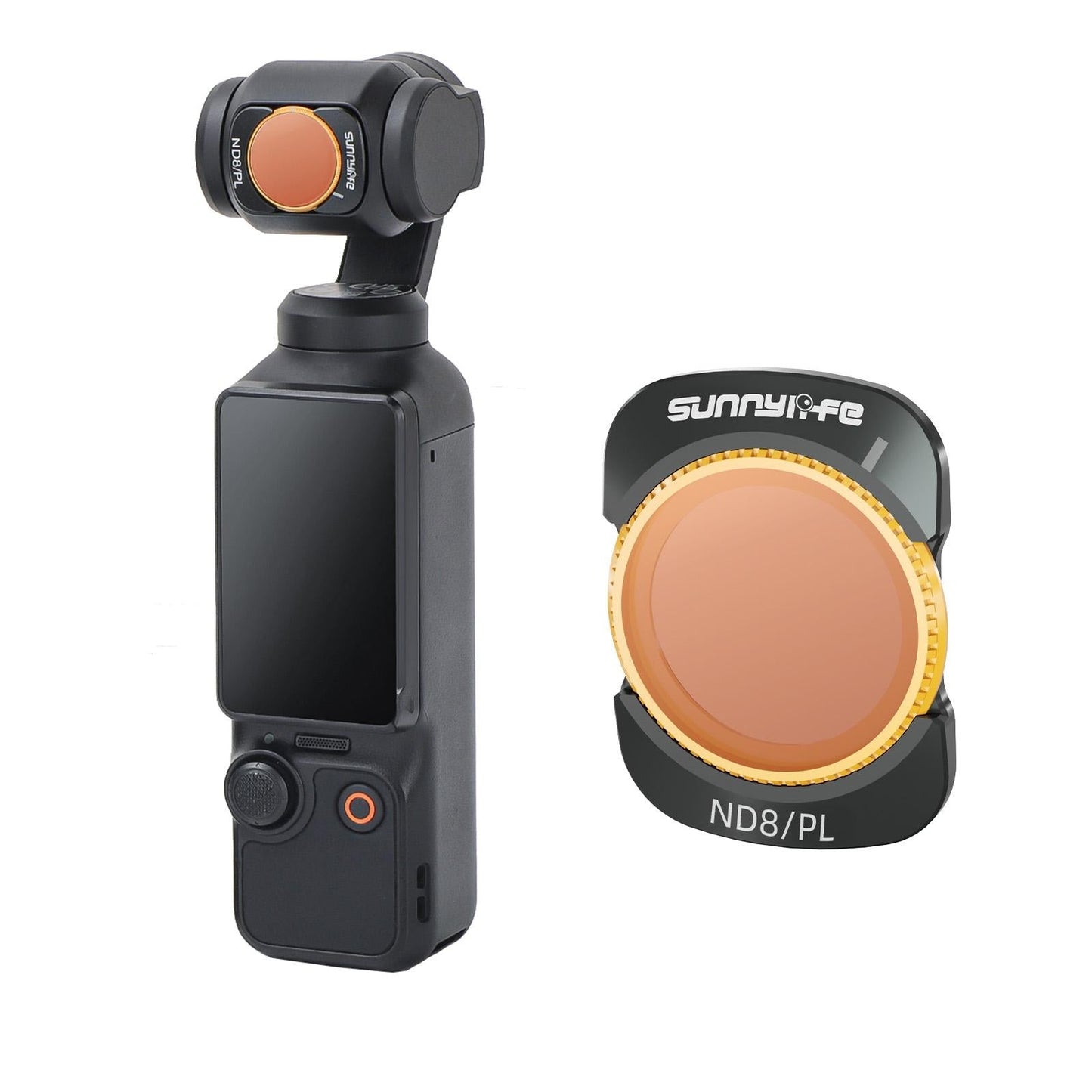 Sunnylife 3 In 1 Nd16 Camera Lens Filter For Dji Osmo Pocket No Gimbal Reset - Nd16