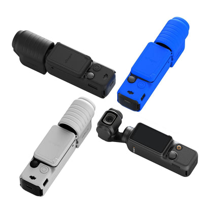 5-in-1 Silicone Case for Dji Pocket 3 Camera Accessories - 7 In 1 Black