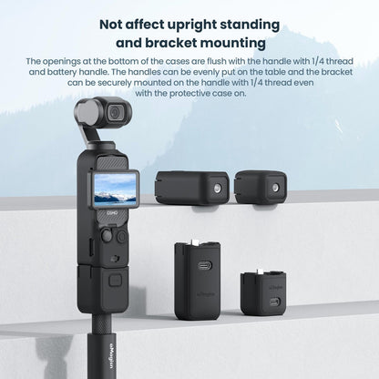 5-in-1 Silicone Case for Dji Pocket 3 Camera Accessories - 7 In 1 Black