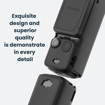 5-in-1 Silicone Case for Dji Pocket 3 Camera Accessories - 7 In 1 Black