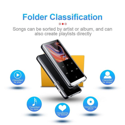 High Def Noise Reduction Mp4 Player Record / E Book / Bluetooth 32Gb
