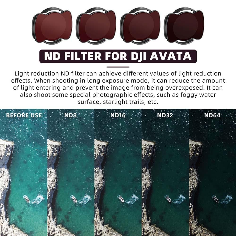 3-in-1 Magnetic Uv Cpl Filter for Dji Avata Drone - Nd16