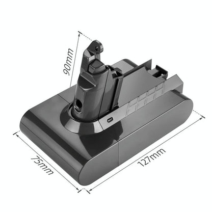 Extra Battery for Dyson V6 Handheld Vacuum - Replacement - 3.0Ah
