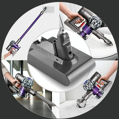 Extra Battery for Dyson V6 Handheld Vacuum - Replacement - 3.0Ah