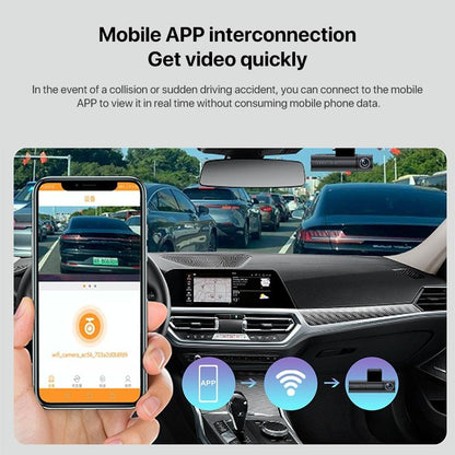 Panoramic Triple Recording Wifi Dash Cam with 2k Ultra Hd Night Vision