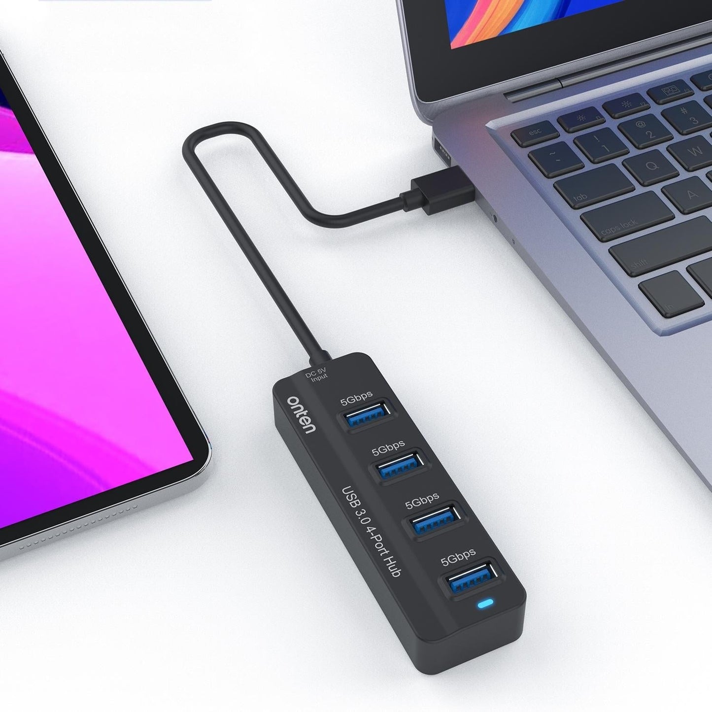 4-In-1 Usb3.0 Docking Station With 4 Ports