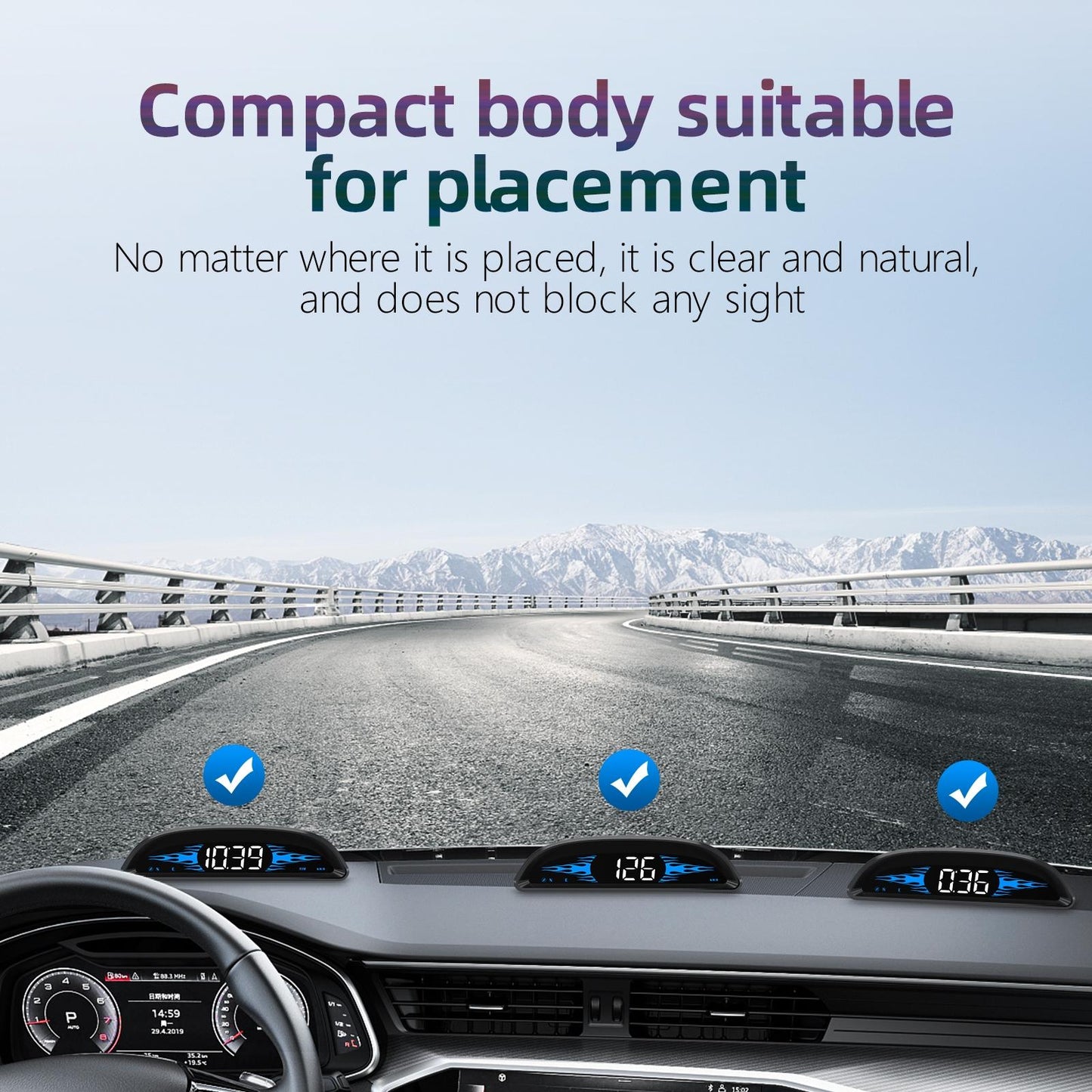 Car Hd Gps Head Up Display Hud System
