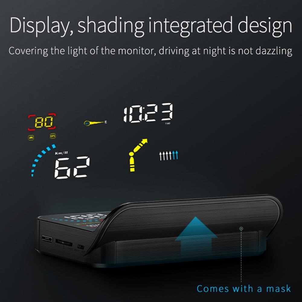 Hud Car Speed Meter For Gps Navigation Display