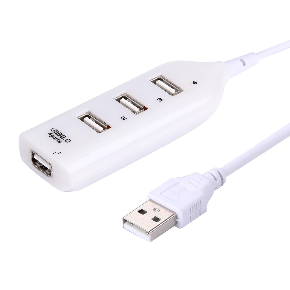 4-Port Usb 2.0 Hub 30Cm Cable Length - Black