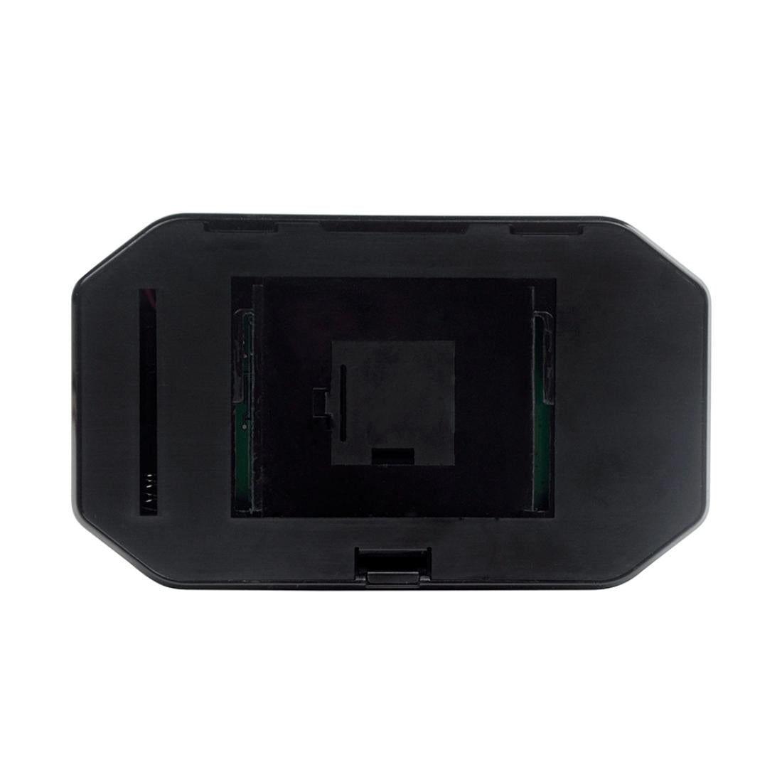 3 Screen 1.0Mp Security Camera With Door Peephole & Tf Card Support - Black