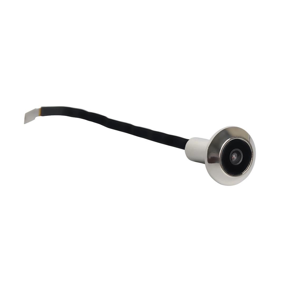 3 Screen 1.0Mp Security Camera With Door Peephole & Tf Card Support - Black