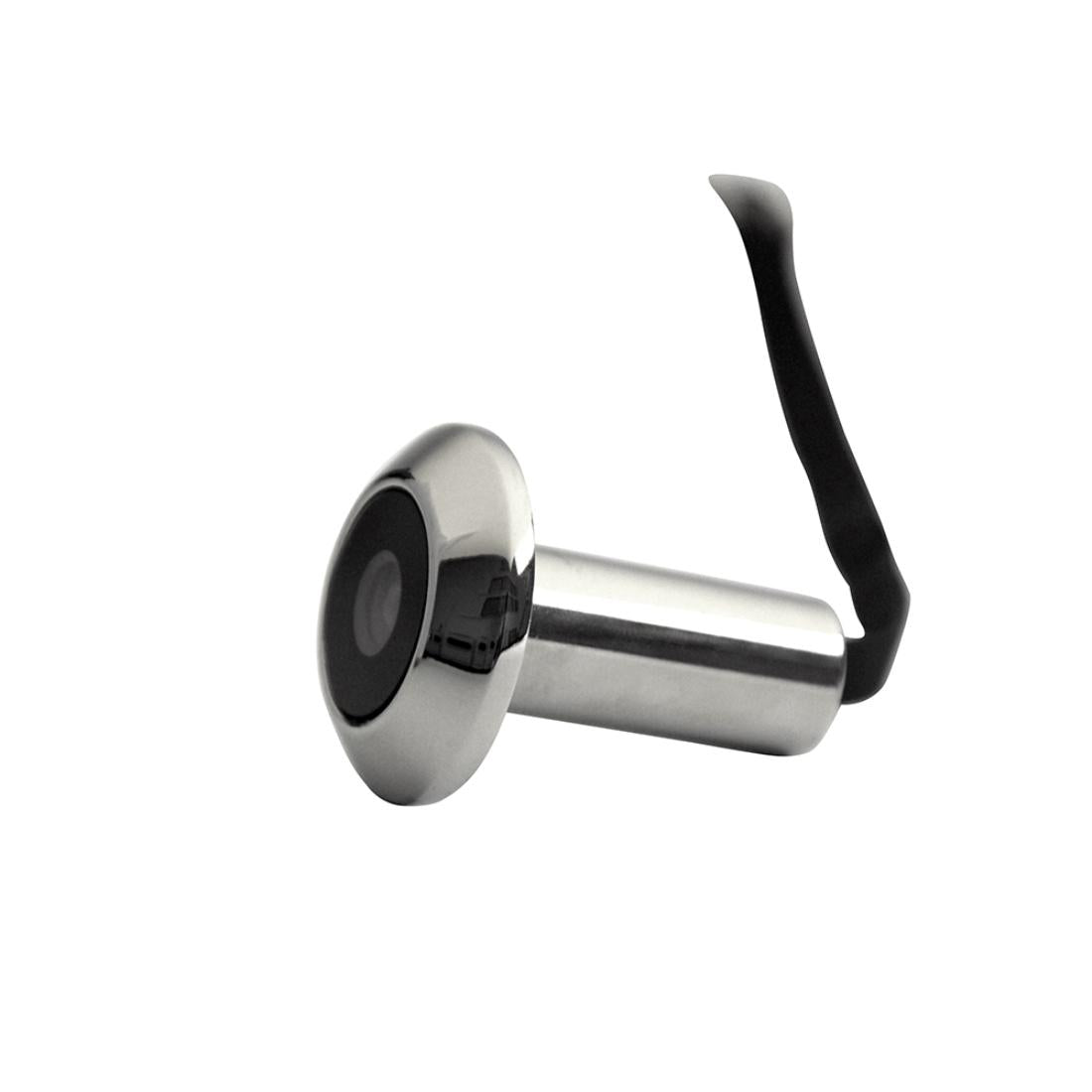 3 Screen 1.0Mp Security Camera With Door Peephole & Tf Card Support - Black