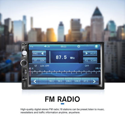 7 Inch Car Touch Screen Mp5 Player - Fm / Tf / Mirror Link
