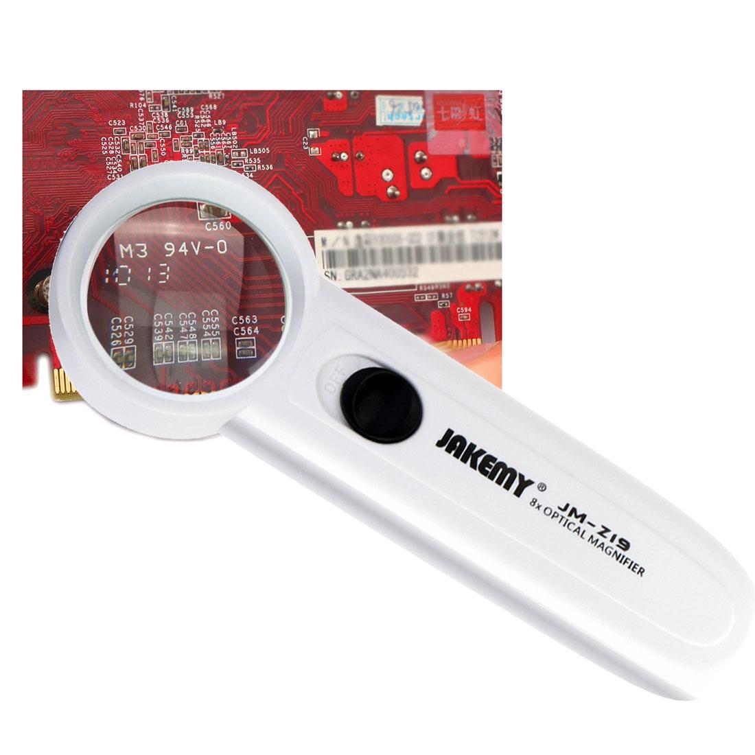 Portable 8x Optical Magnifier with Led Light - Z19