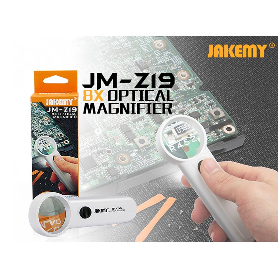 Portable 8x Optical Magnifier with Led Light - Z19
