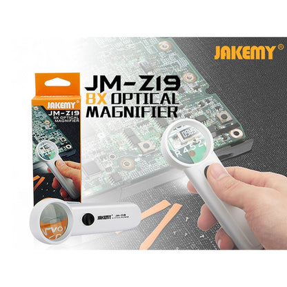 Portable 8x Optical Magnifier with Led Light - Z19