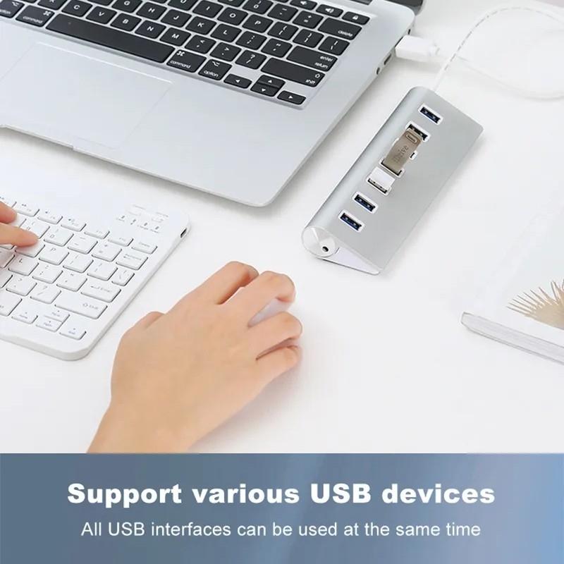 7-Port Usb 3.0 Hub With High-Speed 5Gbps