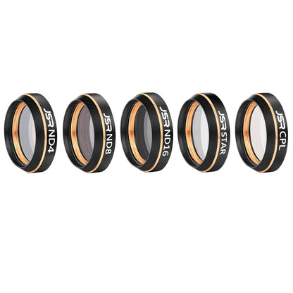 5-in-1 Hd Drone Lens Filter Kit for Dji Mavic Air - Star Effect Nd4 Nd8 Nd16 Cpl