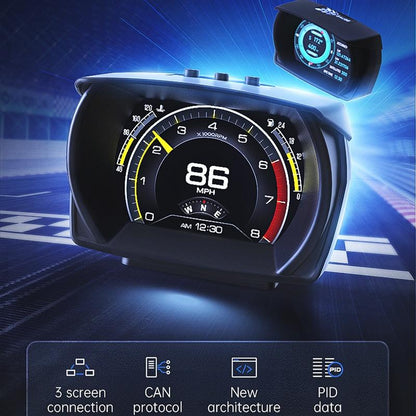 3.5 Inch Car Obdii + Mems + Gps Hud System