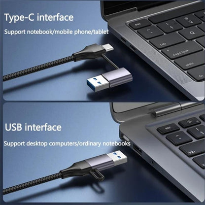Usb 3.0 + Type-C 4-Port Hub Docking Station