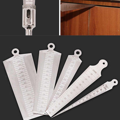 Stainless Steel Taper Gauge for Measuring Wedge Gaps 15-30mm