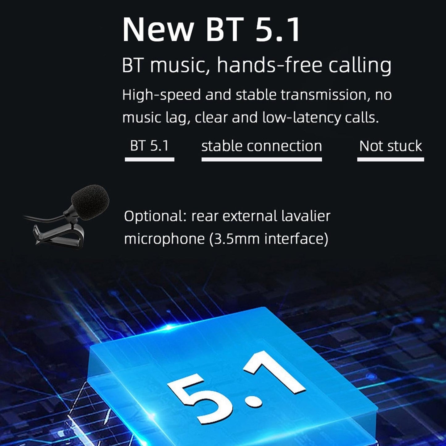 7 Inch Hd Touch Car Mp5 Player W / Bluetooth Reverse Mobile Internet Wired Carplay & Android Auto