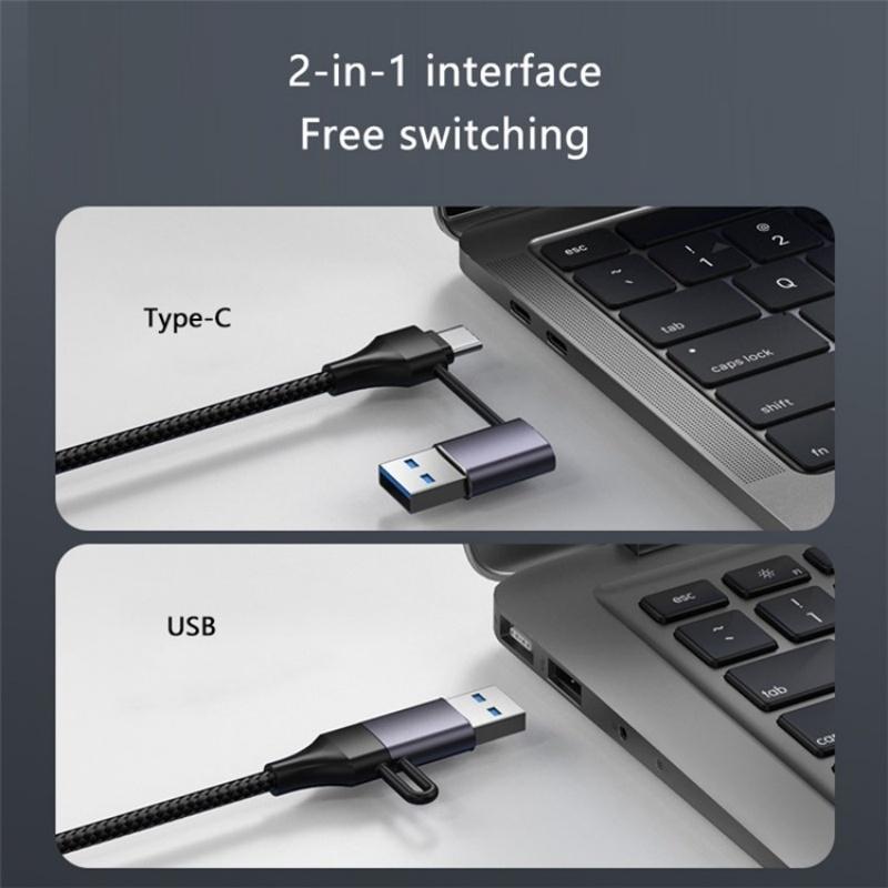 Usb-A / C Docking Station 3X Usb3.0 Usb-C Gigabit