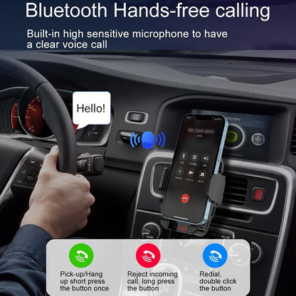 Bluetooth 5.0 Car Mp3 Player Fm Transmitter & Phone Holder