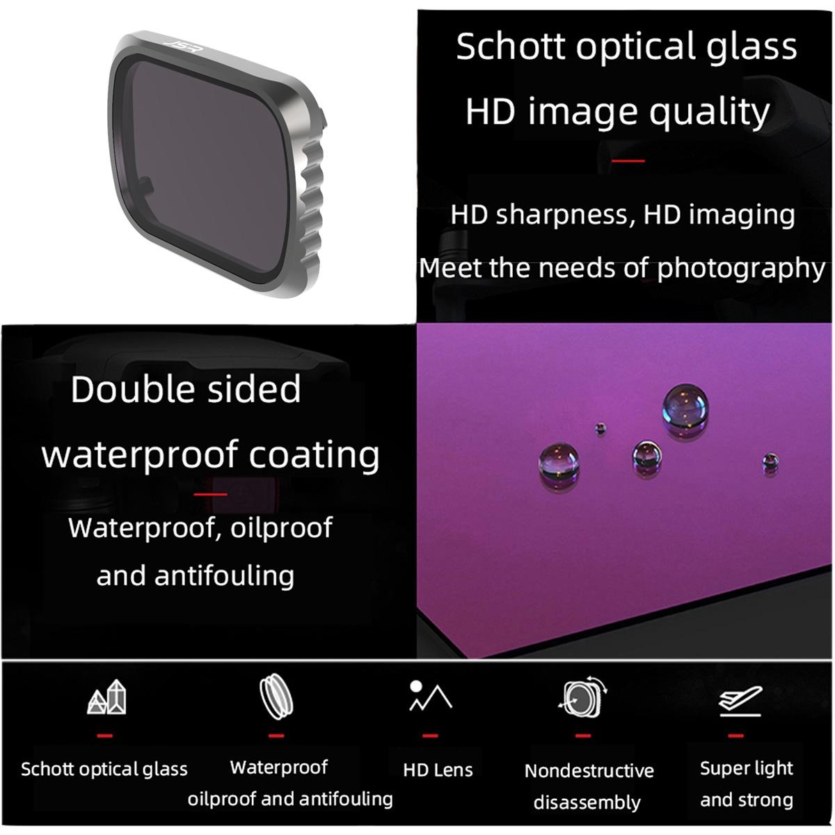6-in-1 Aluminum Lens Filter for Dji Air 2s