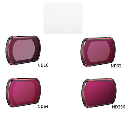 Complete Lens Filter Set for Dji Pocket 3 - Nd16 Nd32 Nd64 Nd256
