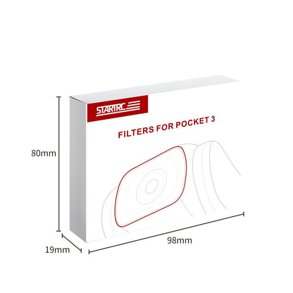 Complete Lens Filter Set for Dji Pocket 3 - Nd16 Nd32 Nd64 Nd256