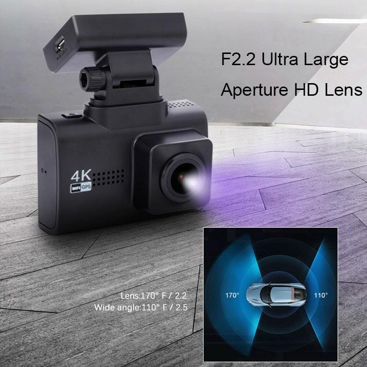 Hd Dual Recording Car Driving Recorder with Wifi & Gps Function - M200