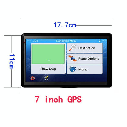 7 Inch Car Gps Navigator 8G + 128M Resistive Screen Middle East Map Fm / Tf Card Support