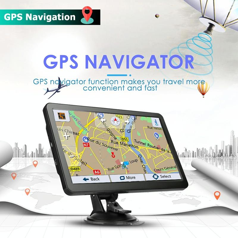 7 Inch Car Gps Navigator 8G + 128M Resistive Screen Middle East Map Fm / Tf Card Support
