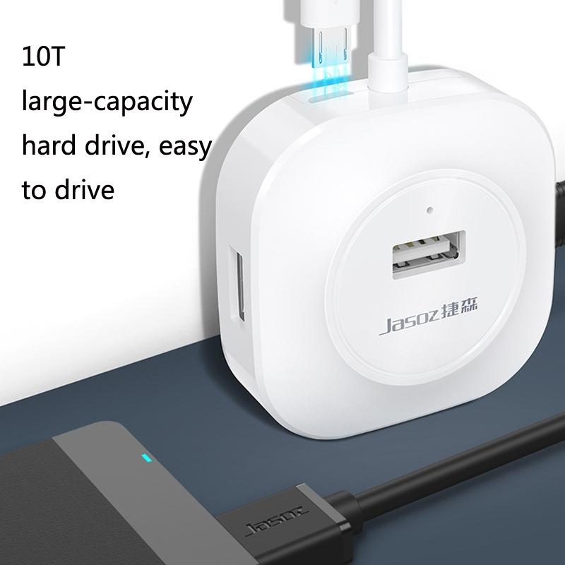 High-Speed 4-Port Usb2.0 Docking Hub White 0.5M