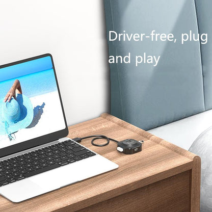 High-Speed 4-Port Usb2.0 Docking Hub White 0.5M