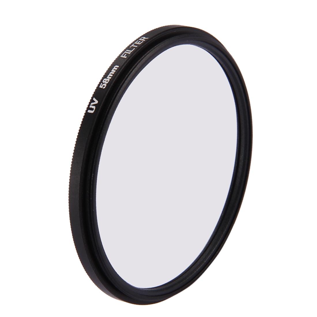 3-in-1 58mm Round Uv Filter with Cap for Gopro Hero7 / 6 / 5