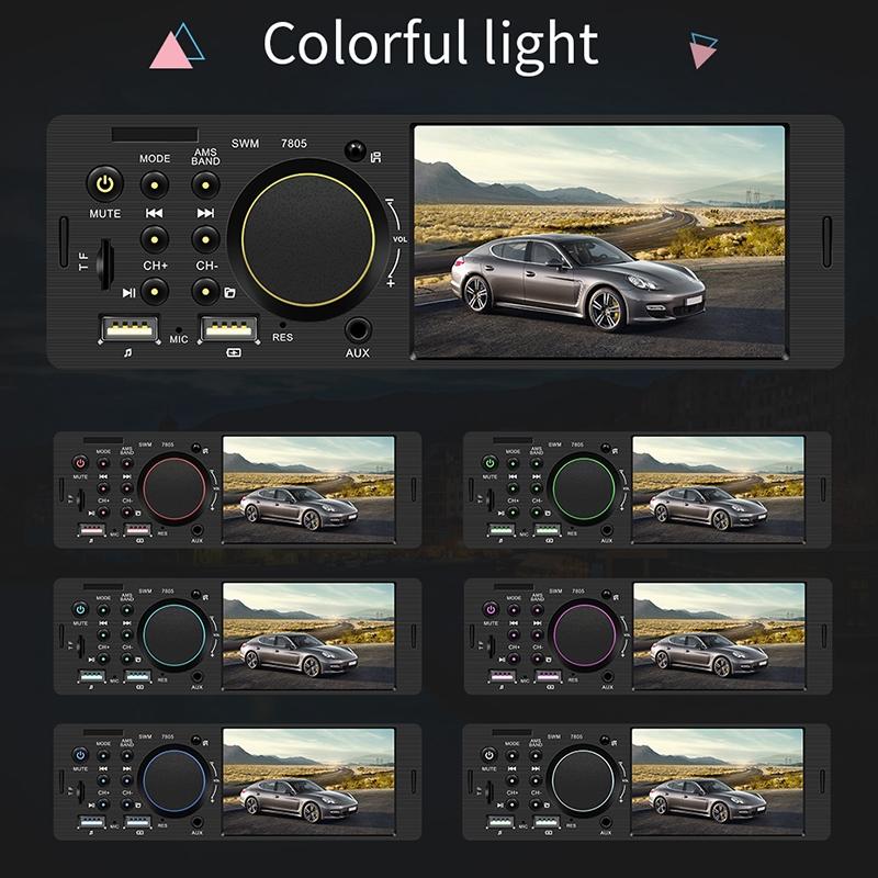 4.1 Inch Car Mp5 Player W / Fm Bluetooth Tf & Remote