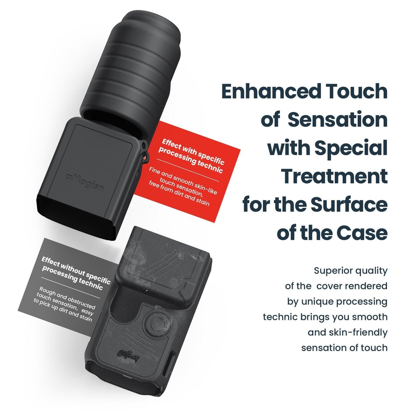 5-in-1 Silicone Case for Dji Pocket 3 Camera Accessories - 7 In 1 Blue