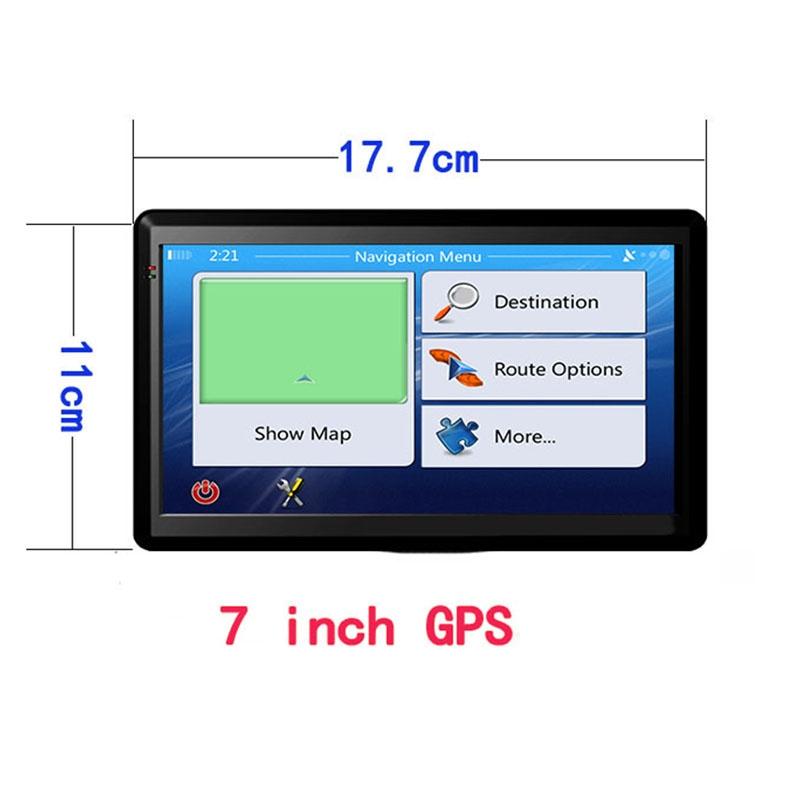 7 Inch Car Gps Navigator 8G + 256M Capacitive Screen - Middle East Map